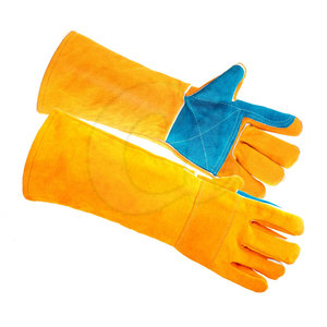 Guantes de soldadura de cuero cómodos superventas Diseño único con MOQ bajo - Product Image 1