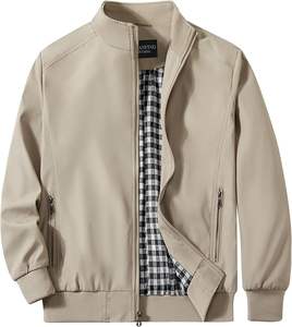 Veste coupe-vent légère unisexe à capuche avec motif uni pour les activités de plein air - Product Image 1