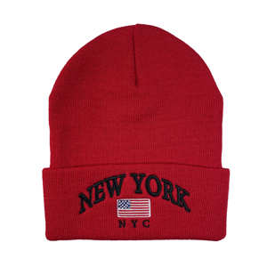 OEM ODM Embroidered Beanie <b>Caps</b> <b>Winter</b> Knitted Beanie Custom Jacquard Beanie Hats With Bobble - Product Image 5