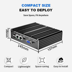 Mini PC Industrial sin Ventilador Intel Celeron N2930, 2RS232, 2LAN, Pantalla Dual, Cliente Linux Windows, Envío en <span class=keywords><strong>2</strong></span> Días - Product Image 3