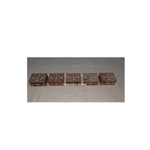 Artesanías indias, fregona con incrustaciones, joyero de esteatita, diseño de incrustaciones, fregona, cajas para uso de caja de chocolate para compradores - Product Image 1