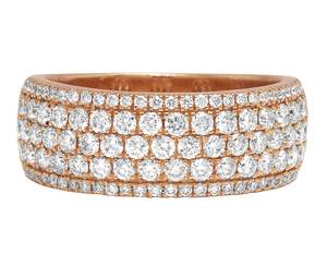 Classic Hip Hop Style Fully Iced Out 925 Sterling <b>Silver</b> VVS Clarity Moissanite Diamond Eternity Band <b>Ring</b> for <b>Men</b> - Product Image 4