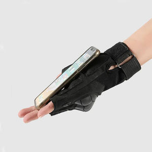 Gants de moto pour hommes et femmes, de haute qualité, demi-doigts, antidérapants, respirants, pour l'entraînement en plein air en hiver, sans impact - Product Image 6