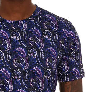 OEM conception pas cher en vrac 100% polyester sublimation t-shirt gaufrage logo conception personnalisé sublimation impression t-shirt pour hommes - Product Image 2