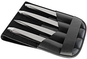 Ensemble de pinces à épiler de qualité supérieure en gros, finition argentée mate avec étui de voyage personnalisé - Product Image 2