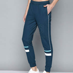 กางเกงเรียกเหงื่อของผู้ชายน้ำหนักเบาผ้าแคนวาสสไตล์ลำลองปิดเอวยางยืดทำจากปากีสถาน - Product Image 2