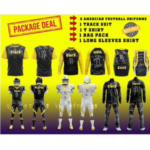 เครื่องแบบทีมชาติอเมริกันฟุตบอล2025พิมพ์ซับลิเมชันชุดทีม ODM - Product Image 1