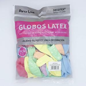 <b>Party</b> Love Latex Balloons 30cm <b>Pastel</b> Colors 50pcs <b>Bag</b> - Product Image 1