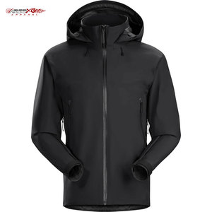 Men's Black Reflective Long Button <b>Waterproof</b> Lightweight Packable Rain Jacket in European Sizes for Men and <b>Women</b> - Product Image 1