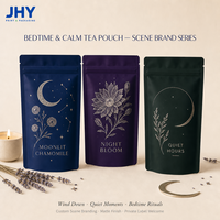 Sachet Doypack Personnalisé Imprimé en Héliogravure, Durable, Qualité Alimentaire, avec Fermeture Éclair, pour Tisane Apaisante pour le Sommeil