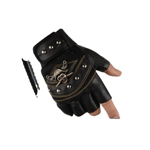 Steampunk Pirate Gants En Cuir Gothique Médiéval Accessoires pour Homme Moyen Âge Unisexe Gants Vélo Vélo Gants De Cyclisme - Product Image 4