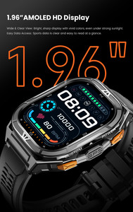 X5 Smart Watch AMOLED Sports Surveillance de la santé Mode sportif 50m Montre GPS extérieure étanche - Product Image 2