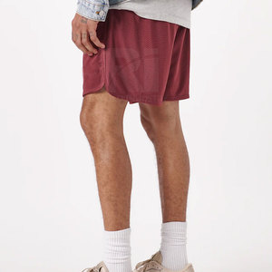 Nouveaux shorts décontractés pour hommes, respirants, légers, en coton et maille, couleur unie, personnalisables pour la vente en ligne, fabriqués au Pakistan - Product Image 6