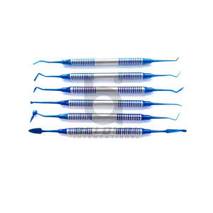 Instrumentos de relleno compuestos recubiertos de titanio de alta calidad Instrumentos dentales antiadherentes duraderos para restauración - Product Image 6