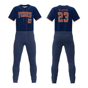 Venta al por mayor de rayas al aire libre béisbol Jersey fábrica 3D bordado manga corta deporte camisetas hombres personalizado béisbol - Product Image 1