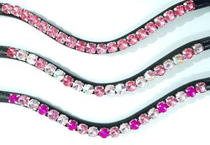 Bride de cheval en cristal Rivoli de haute qualité personnalisable de 10mm - Product Image 5