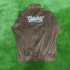 Trajes de sudor de algodón con cremallera de alta calidad, chándales informales bordados personalizados, conjunto de 2 piezas transpirable con logotipo de diseño elegante - Product Image 5