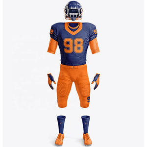 Uniforme de football américain pour hommes, léger, confortable, respirant, séchage rapide, 100% polyester, taille et design personnalisés - Product Image 1