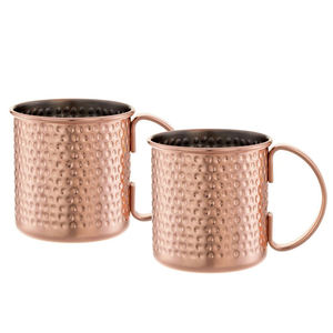 Main Battu Pur Cuivre Tasse - Product Image 3