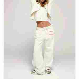 Custom Logo High Quality <b>Woman</b> Sweatpants and <b>Sweatsuit</b> Two Piece <b>Women'S</b> Winter Hoodies Sweatshirts Set - Product Image 5