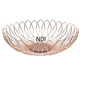 Royal Design Black Powder Coated Finishing Fruit Vegetable Container <b>Basket</b> - Product Image 2