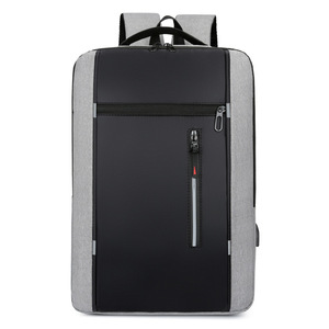 Large Capacity Unisex Waterproof Fashion Backpack with Zipper Closure Business School Style <b>USB</b> <b>Charging</b> <b>Port</b> - Product Image 6