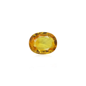 Zafiro Amarillo Natural - Gema Facetada de 6.12 Quilates, Color Peridoto, Corte Ovalado, Alejandrita, Aguamarina, Turmalina, Formas Marquise - Product Image 1