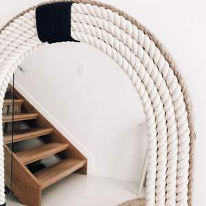 Espejo de lujo ondulado asimétrico Irregular en forma de espejo de pared dormitorio moderno baño clásico simplicidad hogar espejo decorativo - Product Image 4