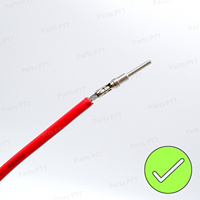 Herramienta de crimpado de terminales Deutsch multifunción duradera 18-16AWG, barril sólido, color rojo/negro, piezas de la marca PTT, modelo C001-100-9912