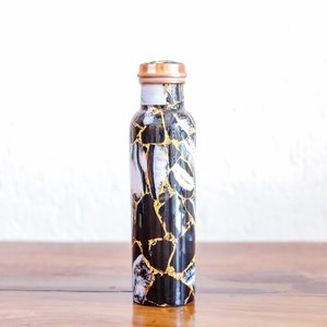 Botella de agua de cobre puro única para el hogar, Hotel, restaurantes, utensilios de cocina, color blanco y negro, vajilla, botellas de agua de cobre puro - Product Image 3