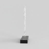 Trofeo Acrílico del Jugador del Año de Fútbol |   Premio Deportivo Grabado |   Placa de Reconocimiento Transparente y Pulida, Duradera, para Empresas
