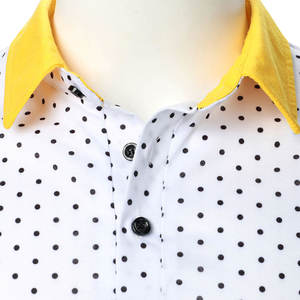 T-shirt polo en tissu doux pour homme, design minimaliste, tendance, vêtements décontractés élégants, t-shirts polo pour homme - Product Image 3