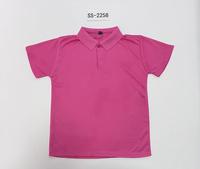 Polo d'uniforme scolaire pour enfants de taille jeune avec logo brodé personnalisé 100% coton T-shirt polo uni doux et respirant pour enfants