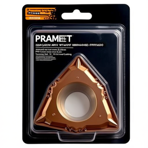 Insertos de Torneado Indexables PRAMET ISO WCMT 080404E-FMT8430 D.5.5mm con Recubrimiento PVD, Paquete de 10 para Corte de Metal - Product Image 2