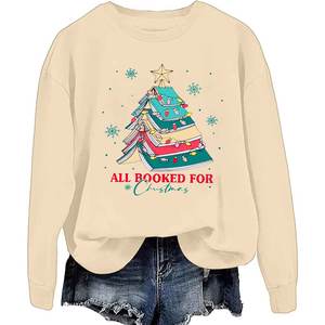 Relaxed Fit casual streetwear Drop Shoulder figuras transpirables Sudaderas con capucha ecológicas Sudadera de punto para mujer - Product Image 3