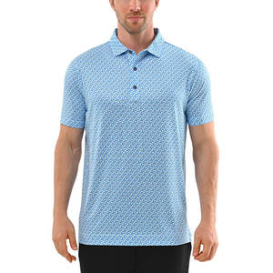 Camisetas de polo de alta calidad Camisetas de Polo de manga corta personalizadas con estampado de pantalla personalizado para hombres 100% algodón Casual Patrón personalizado gratis - Product Image 2