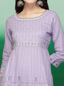 Colección de Kurtis/Kurtas de Algodón Rama con Bordado Pesado Mirawer, Estilo Étnico Elegante, para Bodas y Fiestas, Venta al por Mayor - Product Image 2