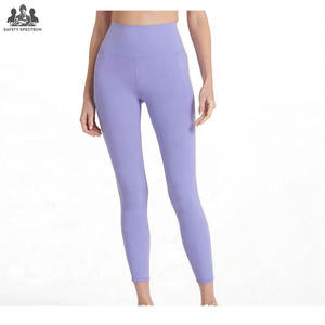 Leggings de Yoga para Mujer, Diseño Moderno 2025, Cintura Media Elástica, Color Sólido, Transpirables, Resistentes al Viento, Ecológicos, Control de Abdomen, Secado Rápido - Product Image 3