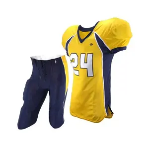 Uniforme de fútbol americano de alta calidad, conjuntos transpirables de manga corta, características de talla grande, precio barato del fabricante, venta al por mayor - Product Image 1