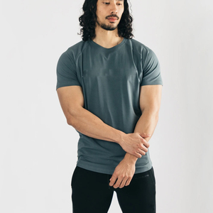 Camiseta de manga corta de algodón ligera y transpirable, para deportes de verano y ropa informal, diseño cómodo para la frescura durante todo el día - Product Image 5