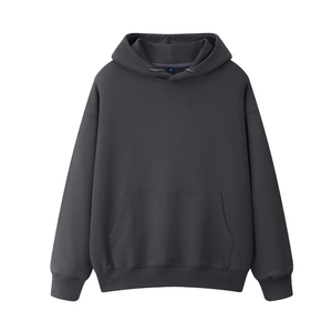 Haute qualité 100% coton poids lourd Logo personnalisé imprimé sweats à capuche pour hommes sweat à capuche pull surdimensionné - Product Image 4