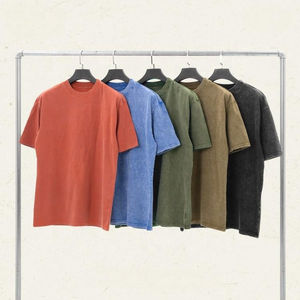 100% coton surdimensionné O-cou T-Shirt pour hommes Logo personnalisé impression respirant grande taille Vintage été t-shirts - Product Image 1