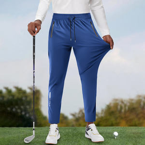 . Pantalon de golf homme coupe décontractée avec tissu extensible adapté à l'entraînement en plein air et à l'habillage décontracté de tous les jours - Product Image 1
