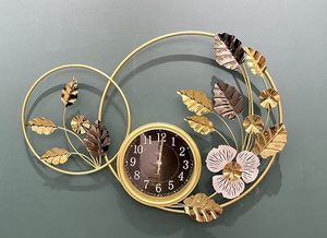 Reloj de pared de Metal antiguo redondo grande, marco de hierro rústico para sala de estar, dormitorio y decoración de pared de cafetería - Product Image 2