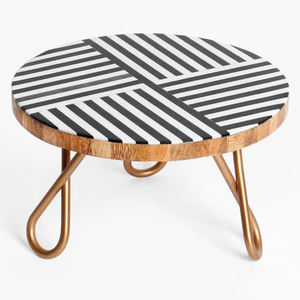 Présentoir de piédestal de gâteau de dessert en gros élégant outil de cuisson en bois parfait pour les restaurants de table à la maison et les fêtes - Product Image 2