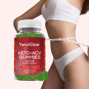 YanniGlow OEM ODM Gummies Keto Acv pour la perte de poids, vitamines, digestion intestinale, santé intestinale, compléments alimentaires, bonbons gélifiés - Product Image 1