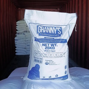 Sal de Mesa Refinada GRANNYS al por Mayor |   Alimento de Alta Calidad de Grado Alimenticio 25 kg |   Agente de Flujo con 50 ppm de Yodo y E536 - Product Image 3