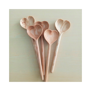 Cuchara de madera de color natural de alta calidad con forma personalizada de Venta caliente para cocina al mejor precio - Product Image 3