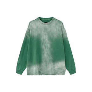 Lavage à l'acide hommes surdimensionné basiques sweat personnaliser Streetwear Vintage hommes français éponge à capuche 100% coton polaire homme à capuche - Product Image 3