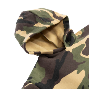 OEM logotipo personalizado de alta calidad de algodón de poliéster elegante Streetwear de los hombres de camuflaje de invierno sudaderas con capucha de talla grande esencial gran oferta - Product Image 2